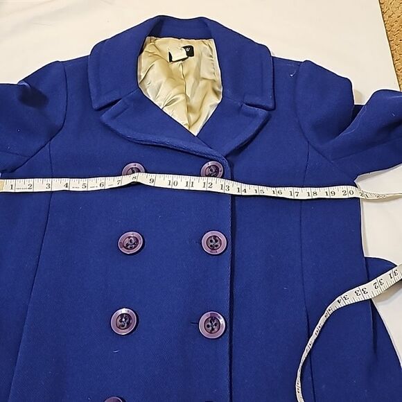 - J. Crew wool blend coat size 10 - Picture 3 of 7